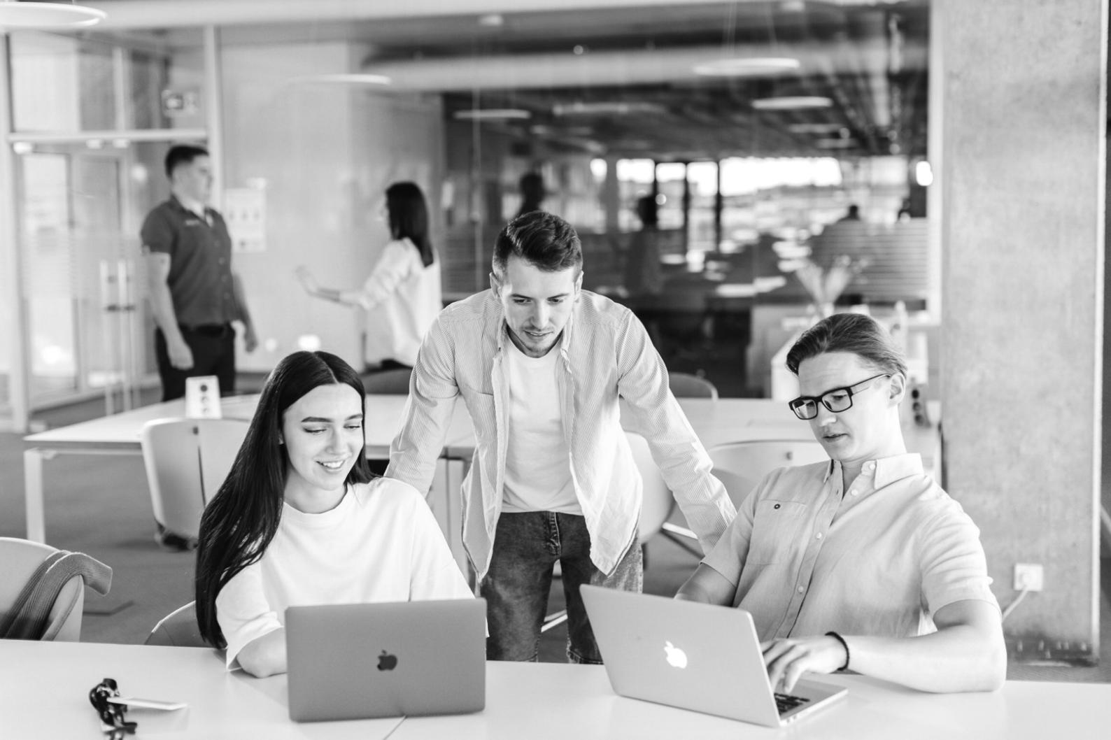 Séance de coaching en leadership dans nos bureaux de Tours
